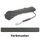 klassische Hundeleine - S - 15m - grau